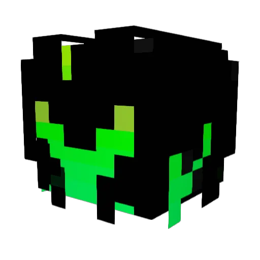BLACKNINJA32114 Minecraft avatar head, 3D render
