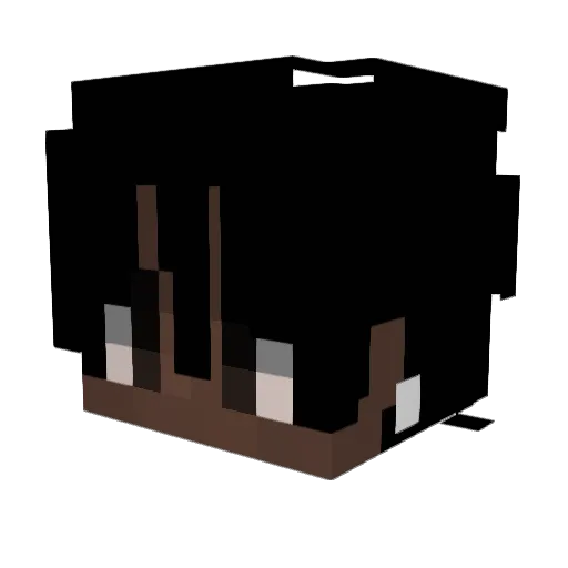 BLACKYEEZZZY Minecraft avatar head, 3D render