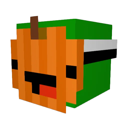 BLADE127 Minecraft avatar head, 3D render