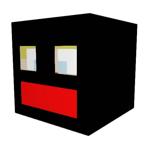 BLADE_XXX Minecraft avatar head, 3D render