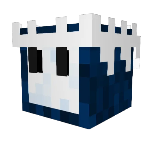 BLADZIC Minecraft avatar head, 3D render