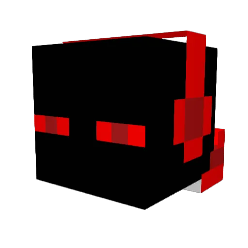 BLAZER_SPARKY Minecraft avatar head, 3D render