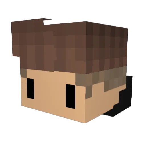 BLDestroyer Minecraft avatar head, 3D render