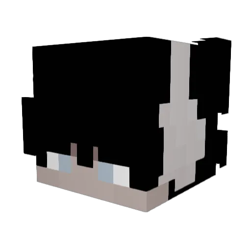 BLE23 Minecraft avatar head, 3D render