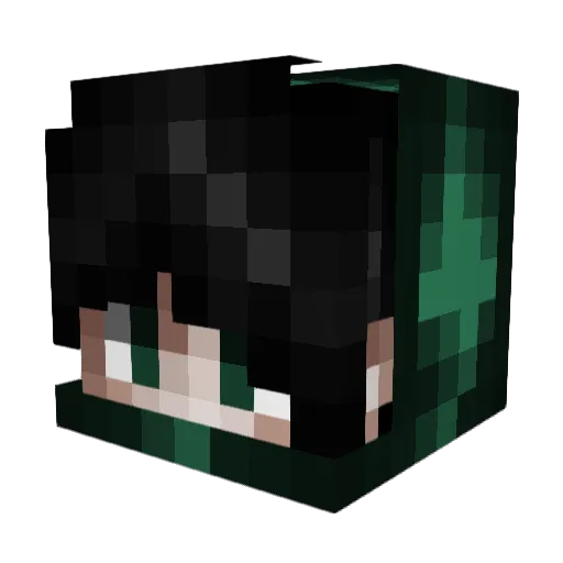 BLEACHHHHHHHHH Minecraft avatar head, 3D render