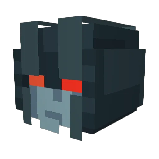 BLENDERCHILD Minecraft avatar head, 3D render