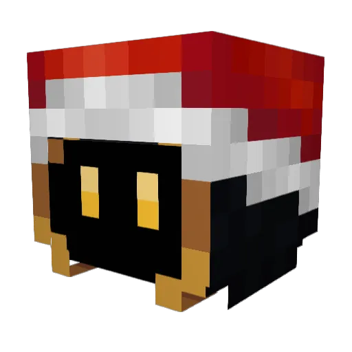 BLETBARS781 Minecraft avatar head, 3D render