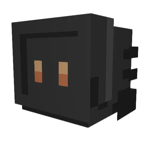 BLIX_978 Minecraft avatar head, 3D render