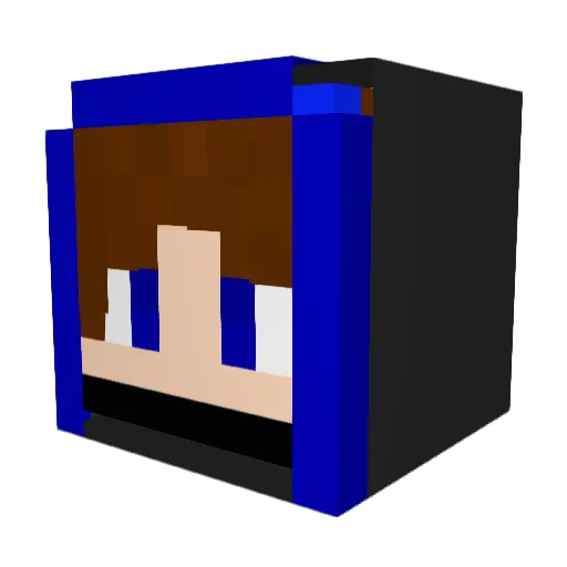 BLOCK2052 Minecraft avatar head, 3D render