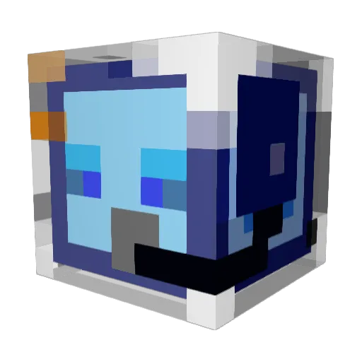 BLOCK_CMD Minecraft avatar head, 3D render