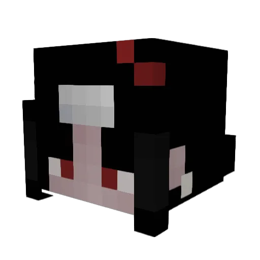 BLOOMEZ Minecraft avatar head, 3D render