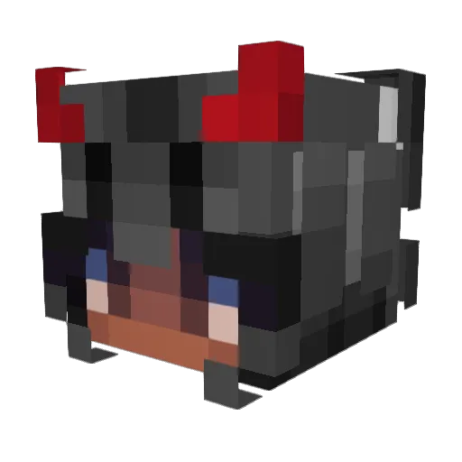 BLSElizabeth Minecraft avatar head, 3D render