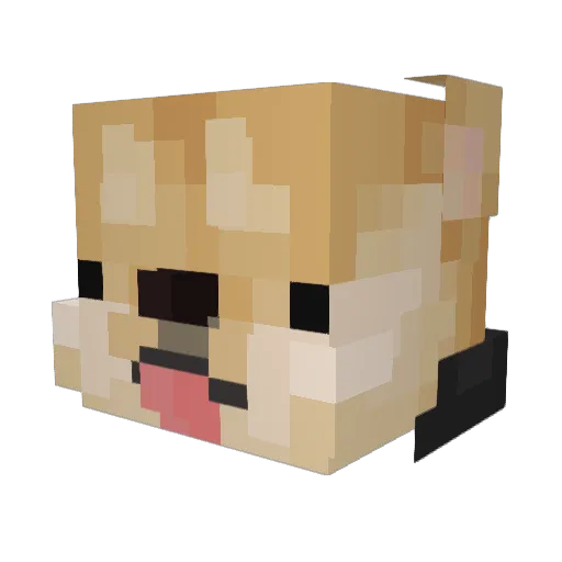 BLUEBERRY_RIVU Minecraft avatar head, 3D render