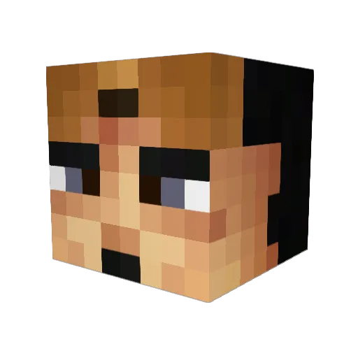 BLUpixel Minecraft avatar head, 3D render