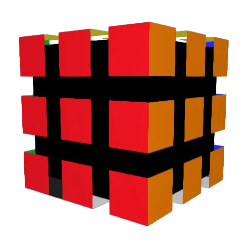 BLVCK_JESUS Minecraft avatar head, 3D render