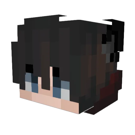 BLWLHaise Minecraft avatar head, 3D render