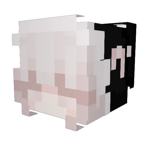 BLXNGGG Minecraft avatar head, 3D render