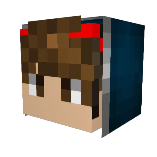 BL_Borstel Minecraft avatar head, 3D render