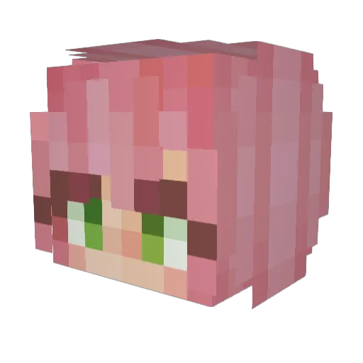 BL_MIGY Minecraft avatar head, 3D render