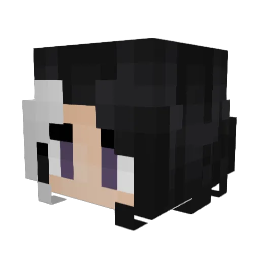 BL_Serenade Minecraft avatar head, 3D render