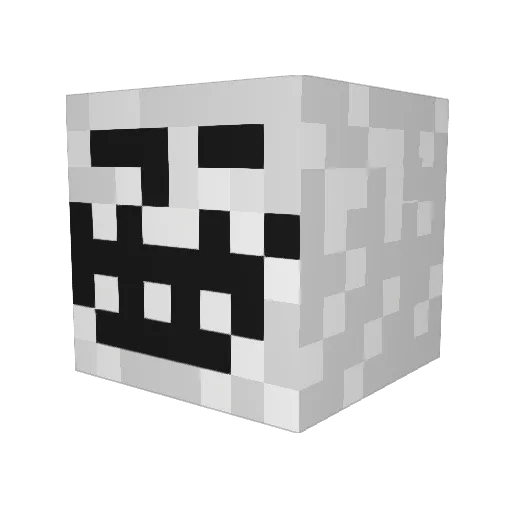 BLeNd_0 Minecraft avatar head, 3D render