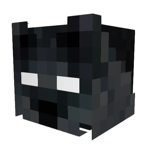 BLion Minecraft avatar head, 3D render