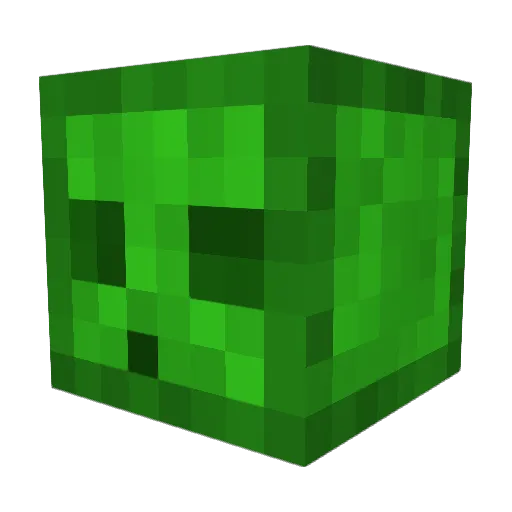 BM47 Minecraft avatar head, 3D render