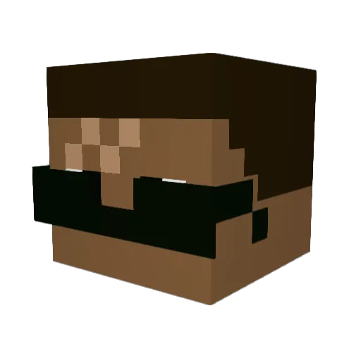 BMB2013 Minecraft avatar head, 3D render