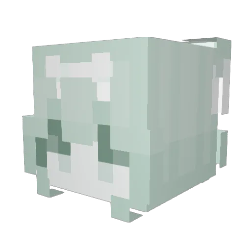 BMBTR Minecraft avatar head, 3D render