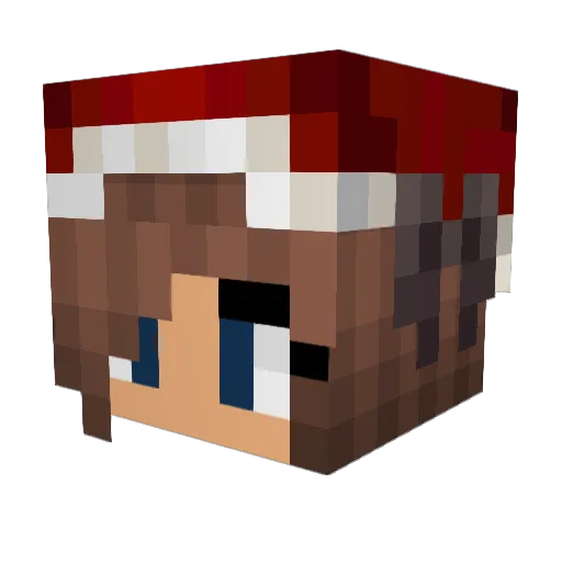 BMH1083 Minecraft avatar head, 3D render