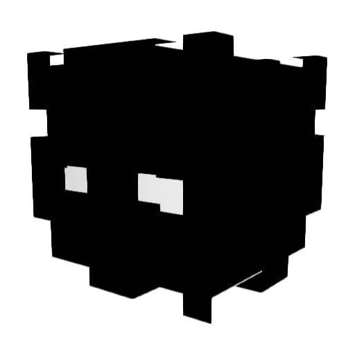 BMW2468 Minecraft avatar head, 3D render