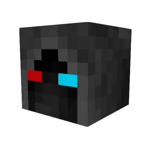 BMW88 Minecraft avatar head, 3D render