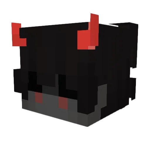BMWTech Minecraft avatar head, 3D render