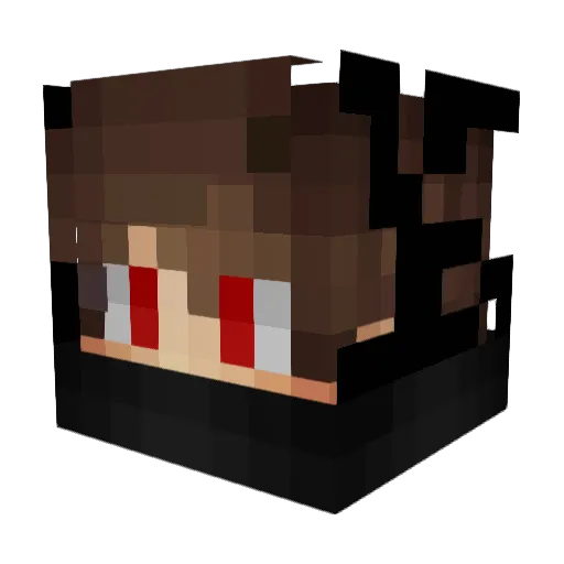BMXPreston Minecraft avatar head, 3D render