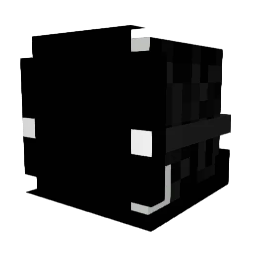 BMXben77 Minecraft avatar head, 3D render