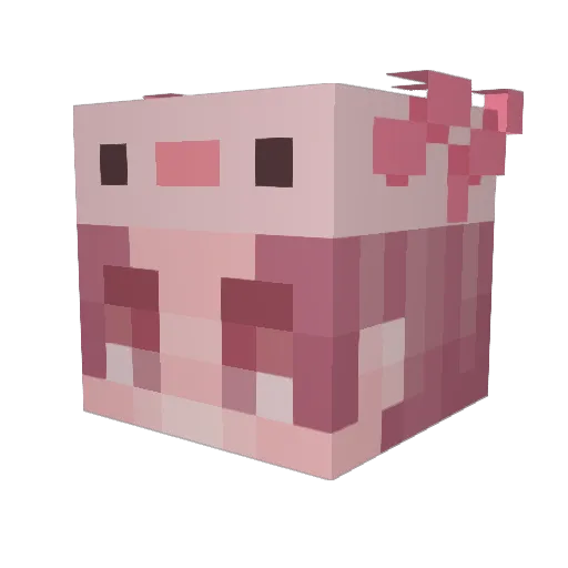 BM_Jeong Minecraft avatar head, 3D render