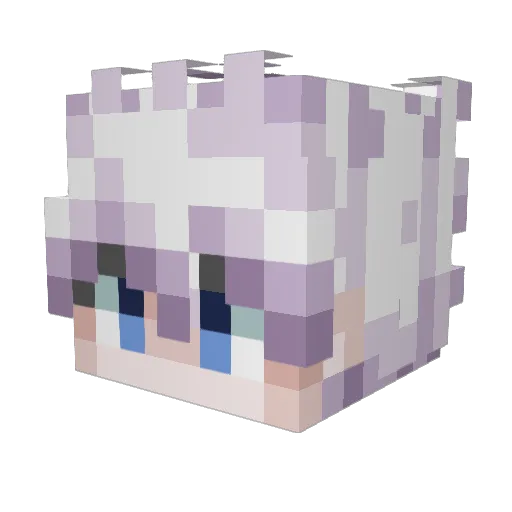 BM_MInor4 Minecraft avatar head, 3D render