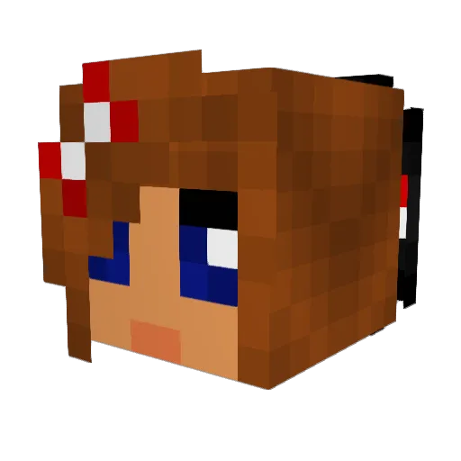 BMad2003 Minecraft avatar head, 3D render