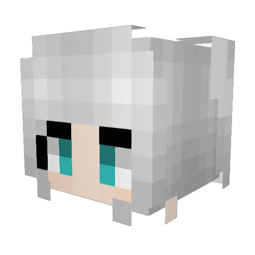 BMairgear Minecraft avatar head, 3D render