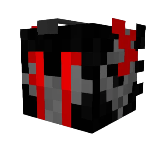 BMan21 Minecraft avatar head, 3D render