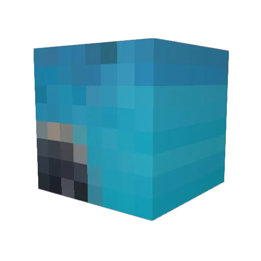 BMan60613 Minecraft avatar head, 3D render