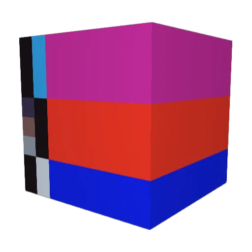 BMarek Minecraft avatar head, 3D render