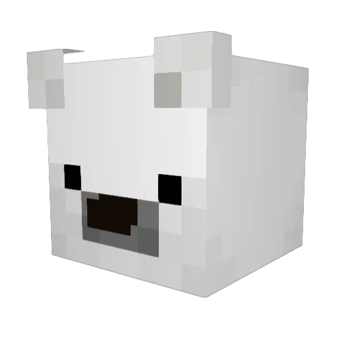 BMoneySwagg Minecraft avatar head, 3D render
