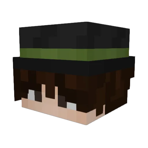 BNA_Danny Minecraft avatar head, 3D render