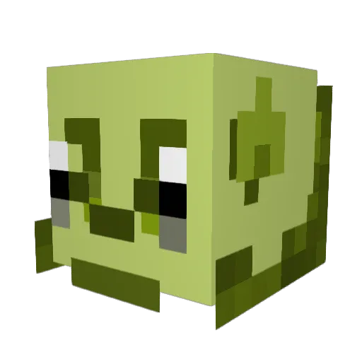 BNBATO Minecraft avatar head, 3D render