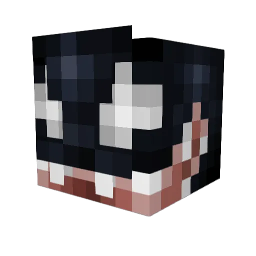 BNC2187 Minecraft avatar head, 3D render
