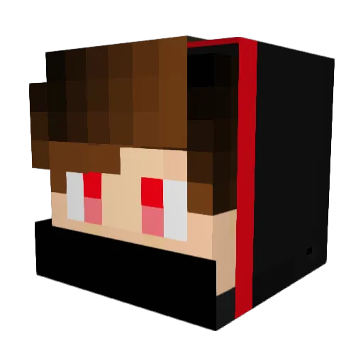 BNRpython Minecraft avatar head, 3D render