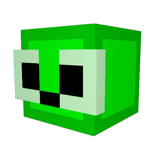 BNS_noah Minecraft avatar head, 3D render