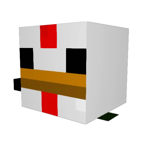 BN_AlphaReturns Minecraft avatar head, 3D render