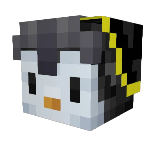BNate Minecraft avatar head, 3D render
